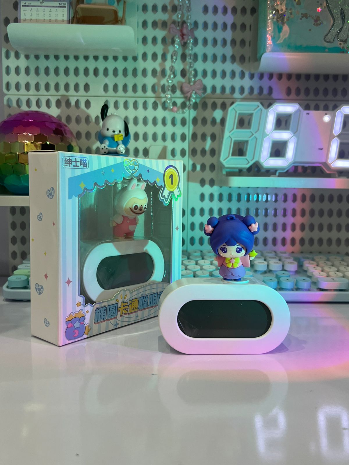Labubu and Kawai Doll Alarm Clock
