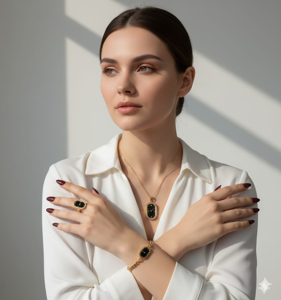 Watch Bracelet And Locket Stainless Steel