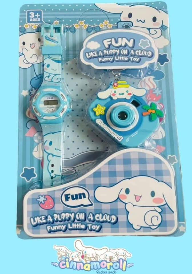 Sanrio Watch & Projection Camera Gift Set