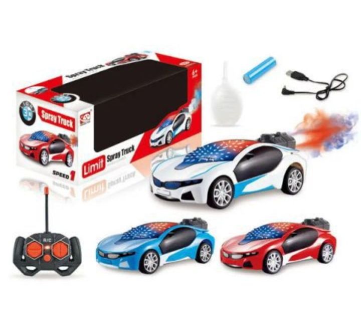 Remote Control Car With Steam Spray And Lights