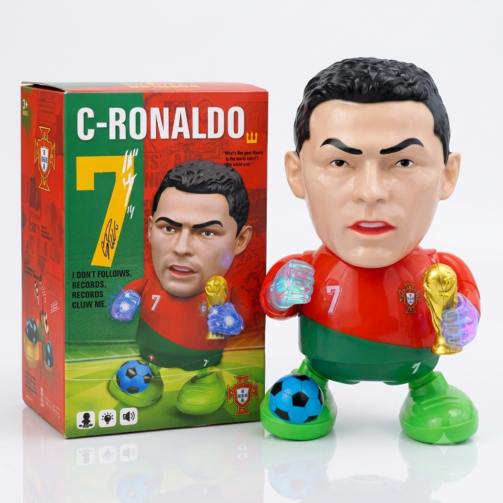 Ronaldo Dancing Toy With Music and Lights
