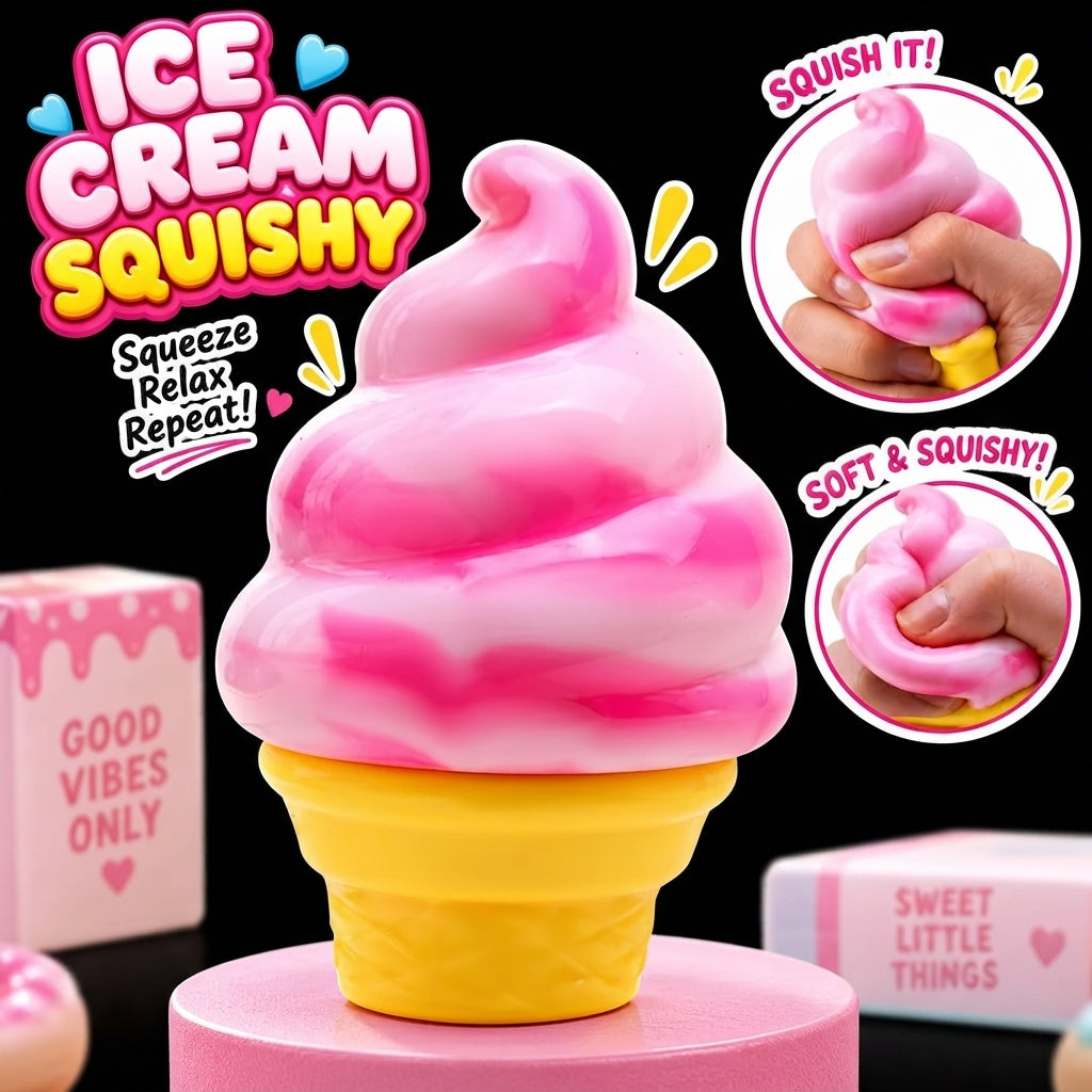 Nice Cream Cone Ice Cream Squishy
