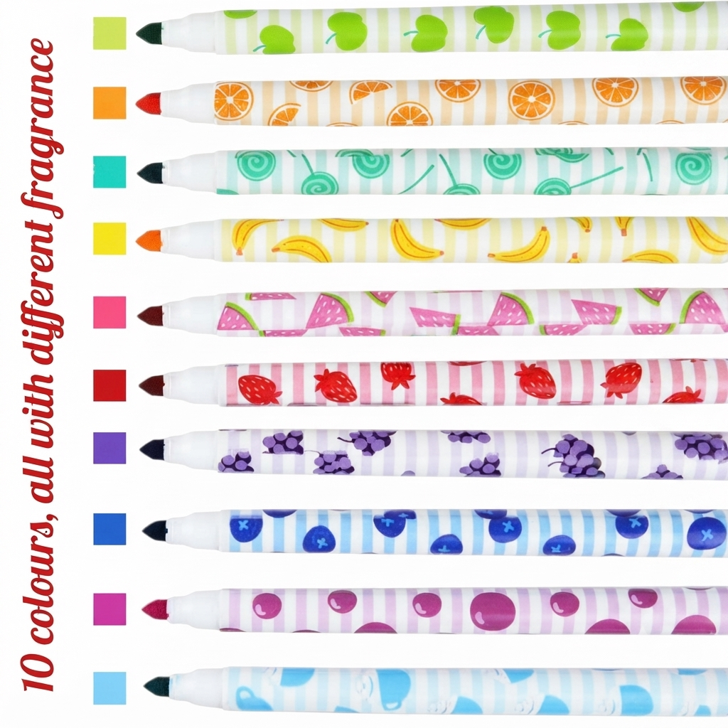 Kuromi Scented markers Pack Of 10