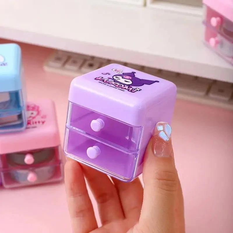Sanrio Mini Multi Purpose Drawer Organiser Box