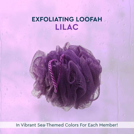 Lux Lilac Bath Loofah