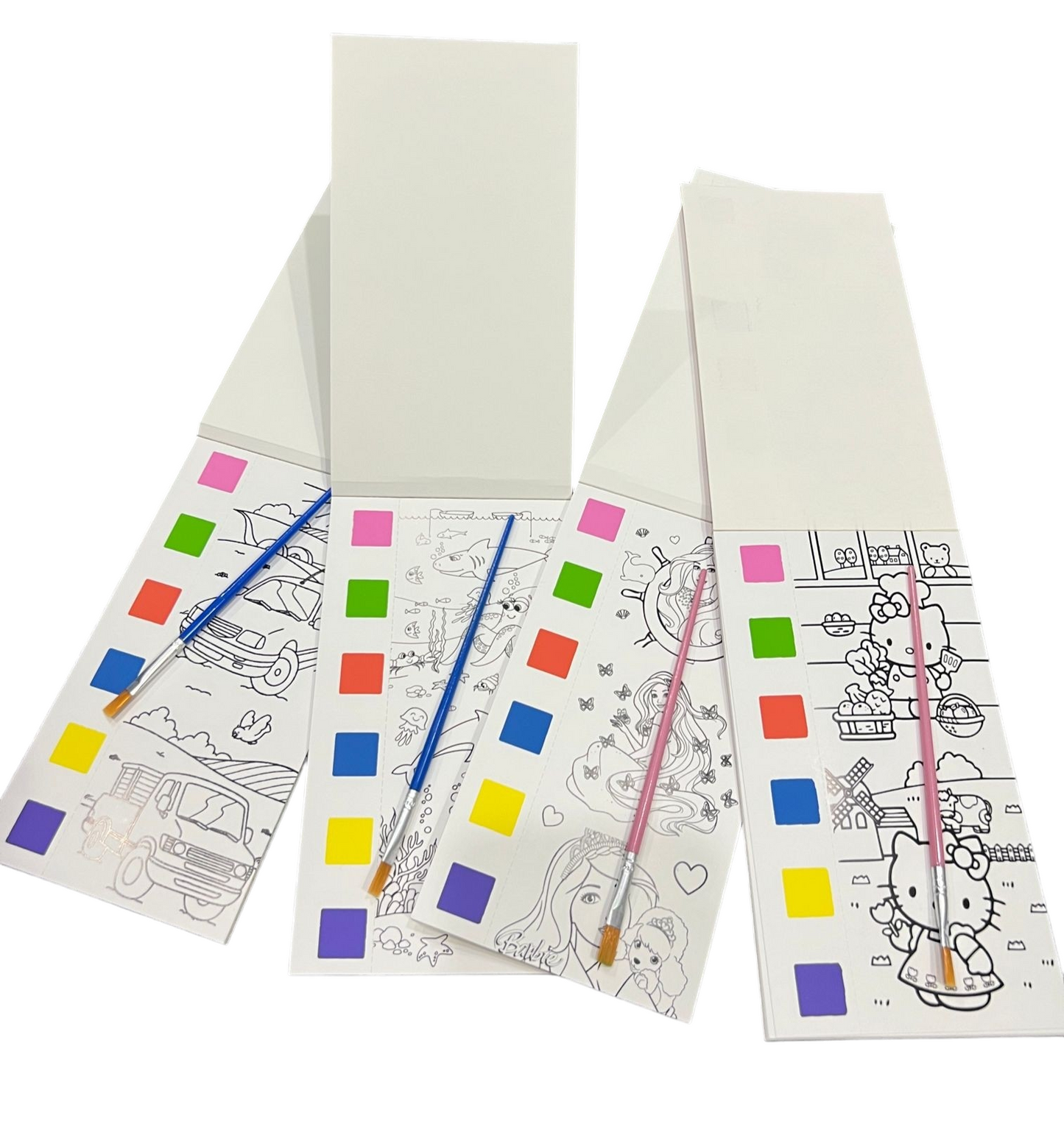 Coloring Paint Book With Paints