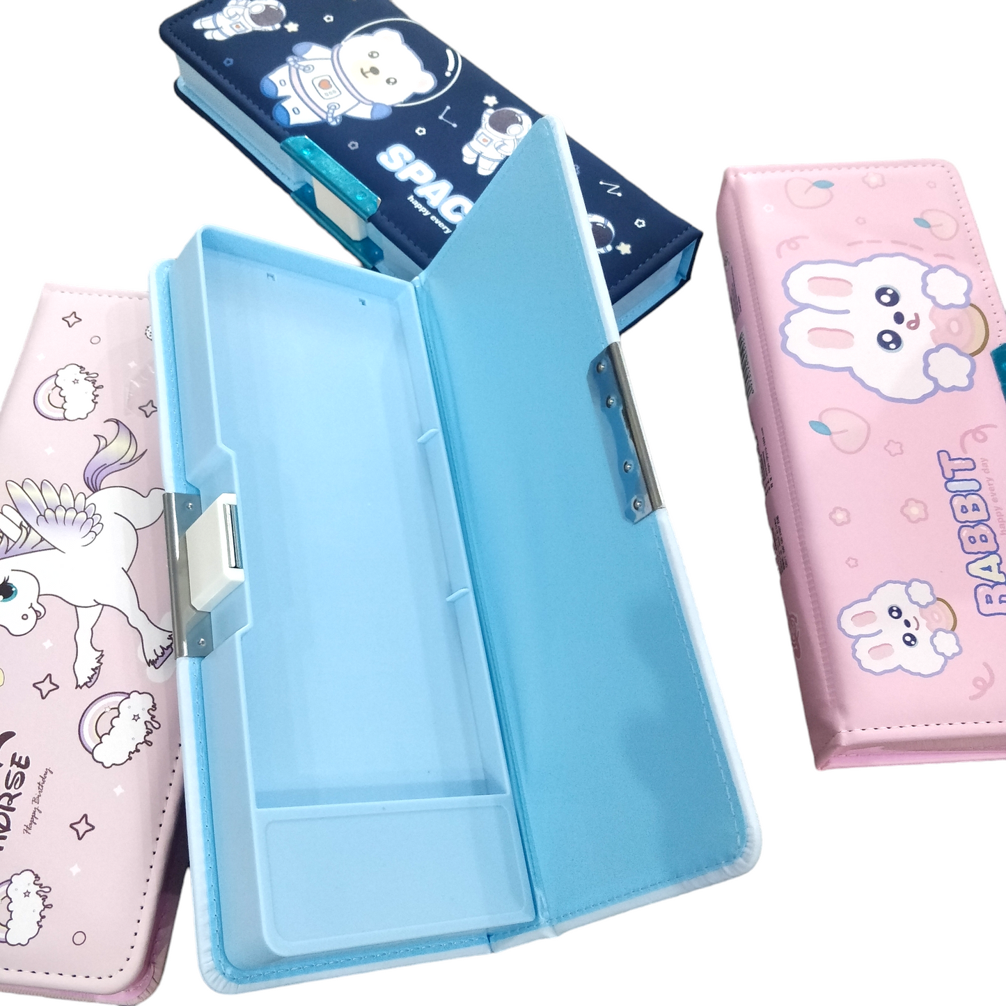Premium Quality Pencil Case Geometry Box In Leather