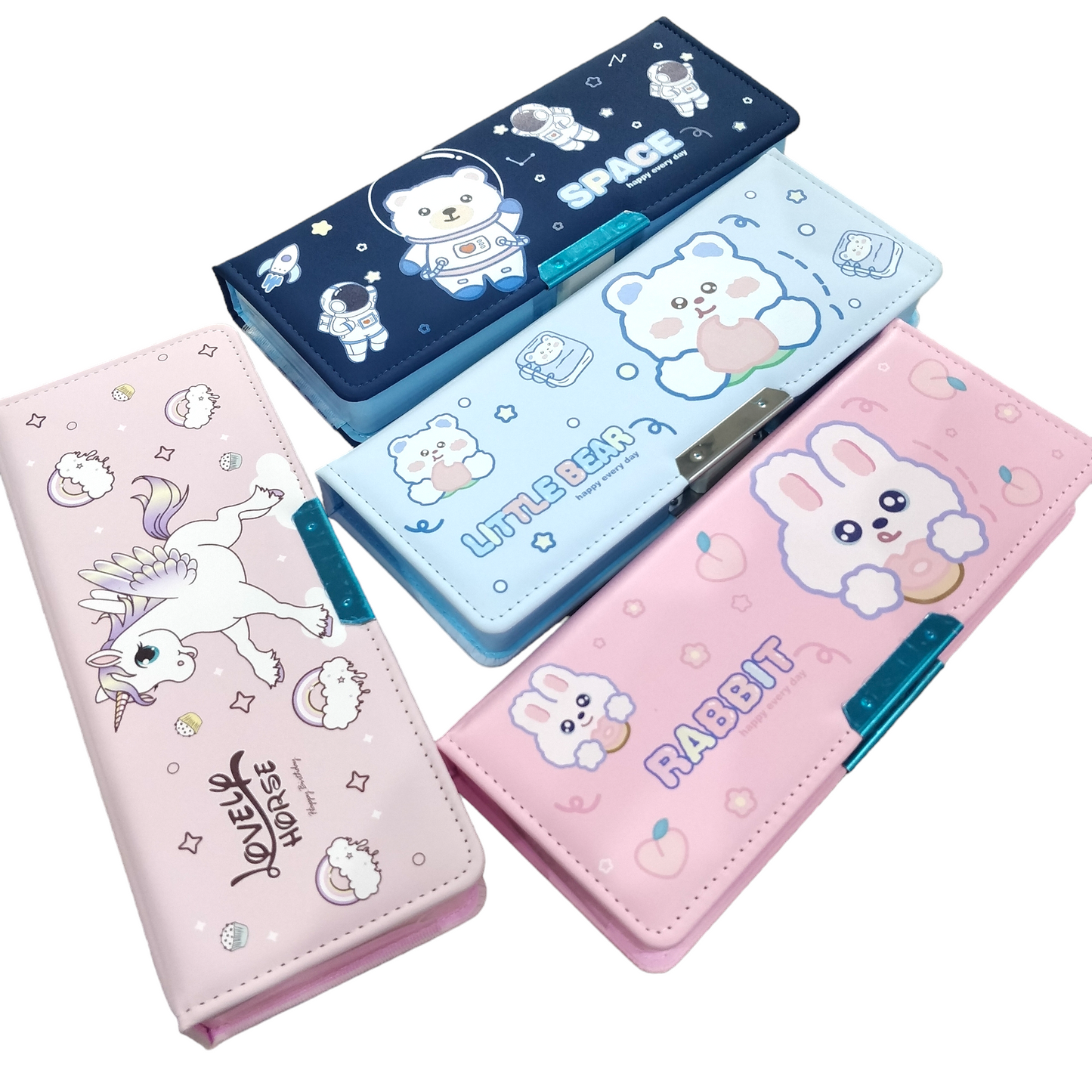 Premium Quality Pencil Case Geometry Box In Leather