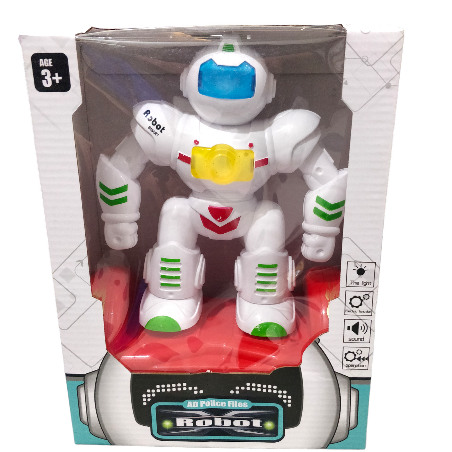 Robot Light Colored Electric Sound On Hoverboard For Kids