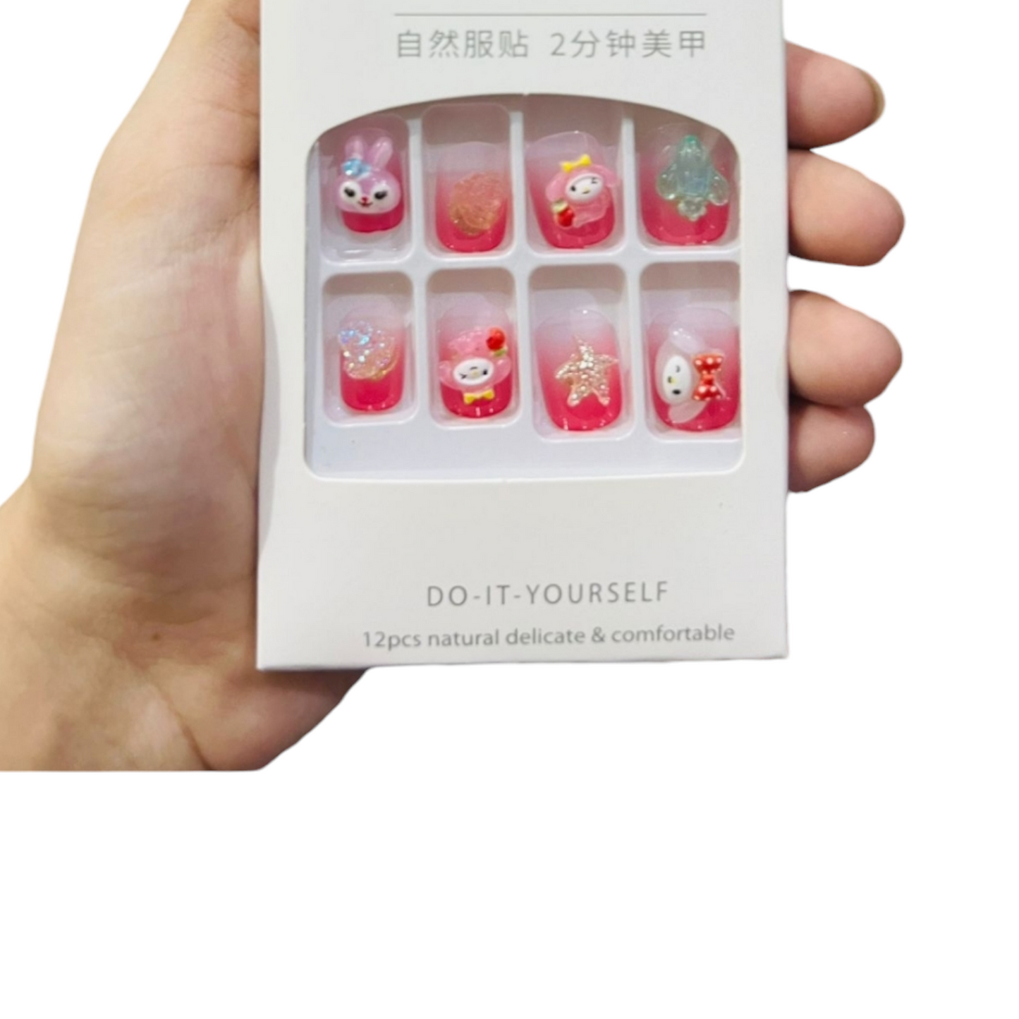 Sanrio Kids 3D Nails With sticker Sheets