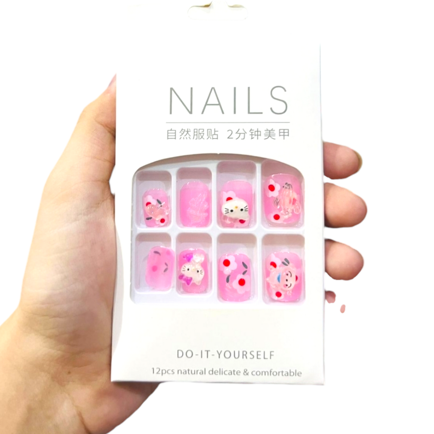 Sanrio Kids 3D Nails With sticker Sheets