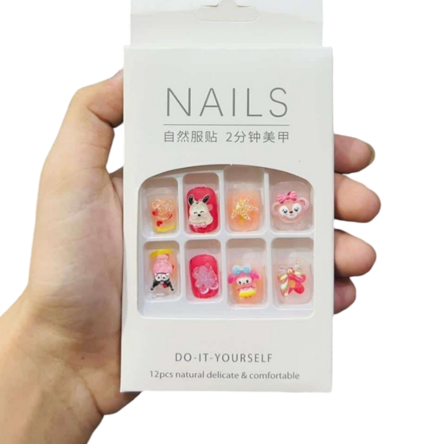 Sanrio Kids 3D Nails With sticker Sheets