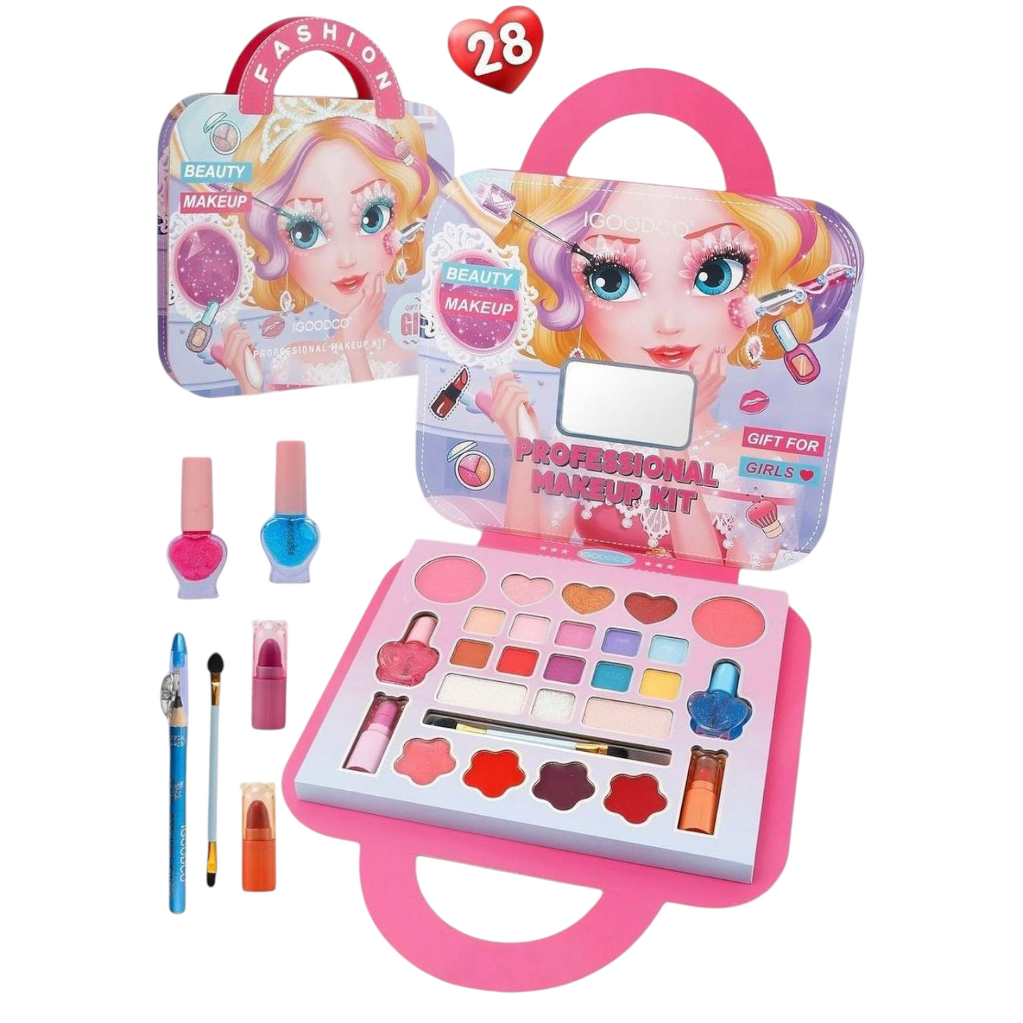 Igoodco All In One Doll Bag Kids Makeup Kit