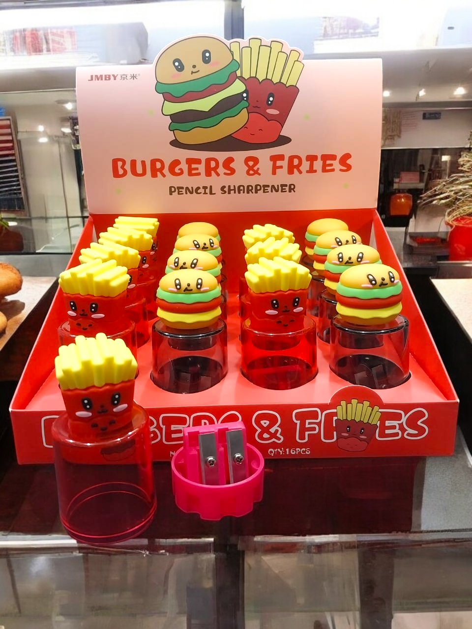 Burgur And Fries Pencil Sharpener