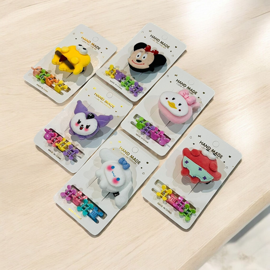 Kawaii Sanrio Hair Clips Set