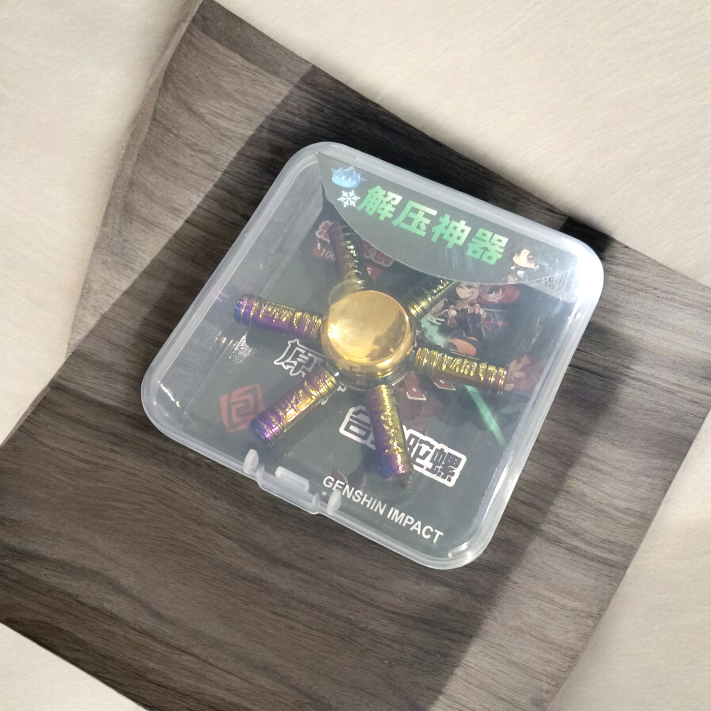 Genshin Impact Alloy Spinner In Gift Box