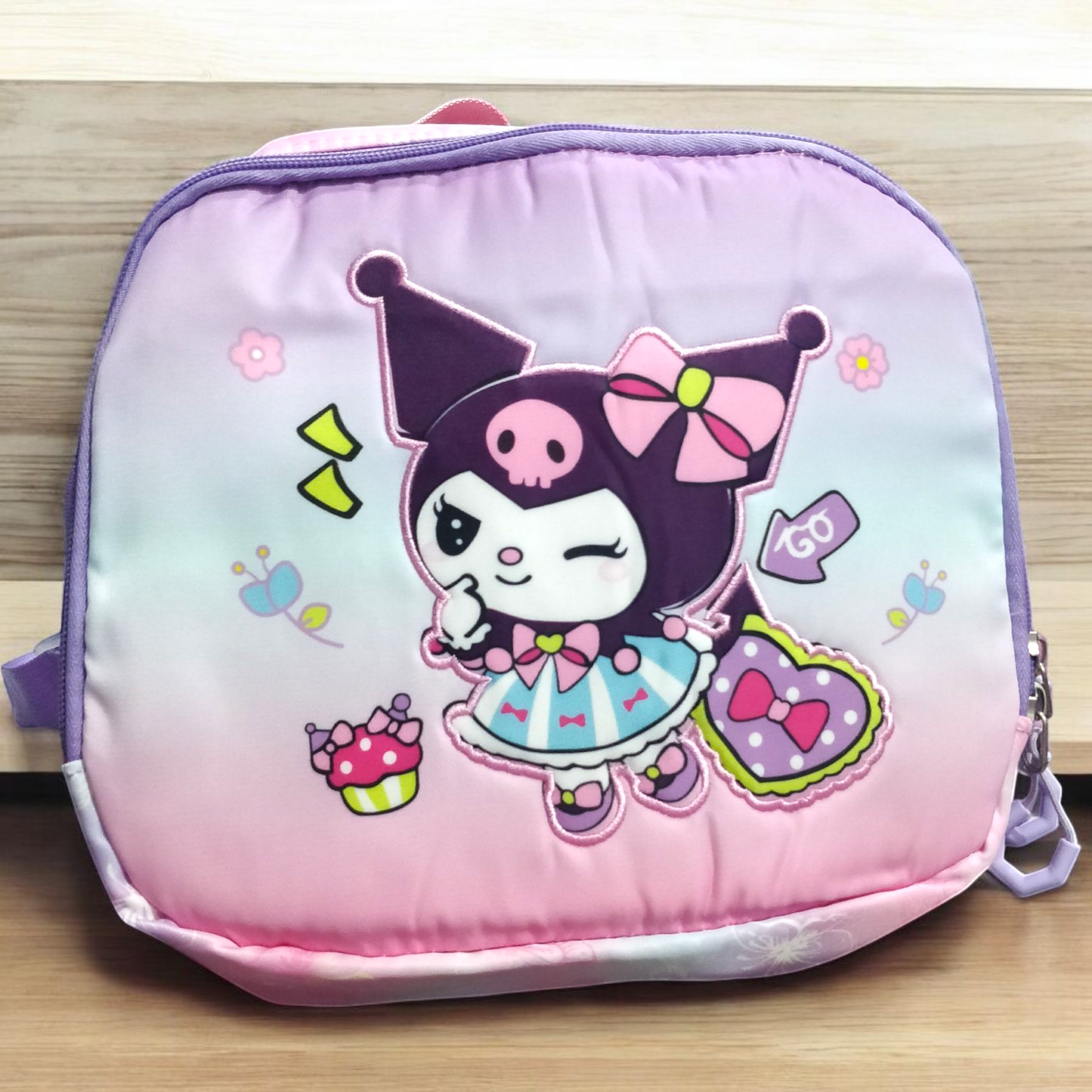 19 INCH Jiesipote Kuromi 3 Pc School Bag
