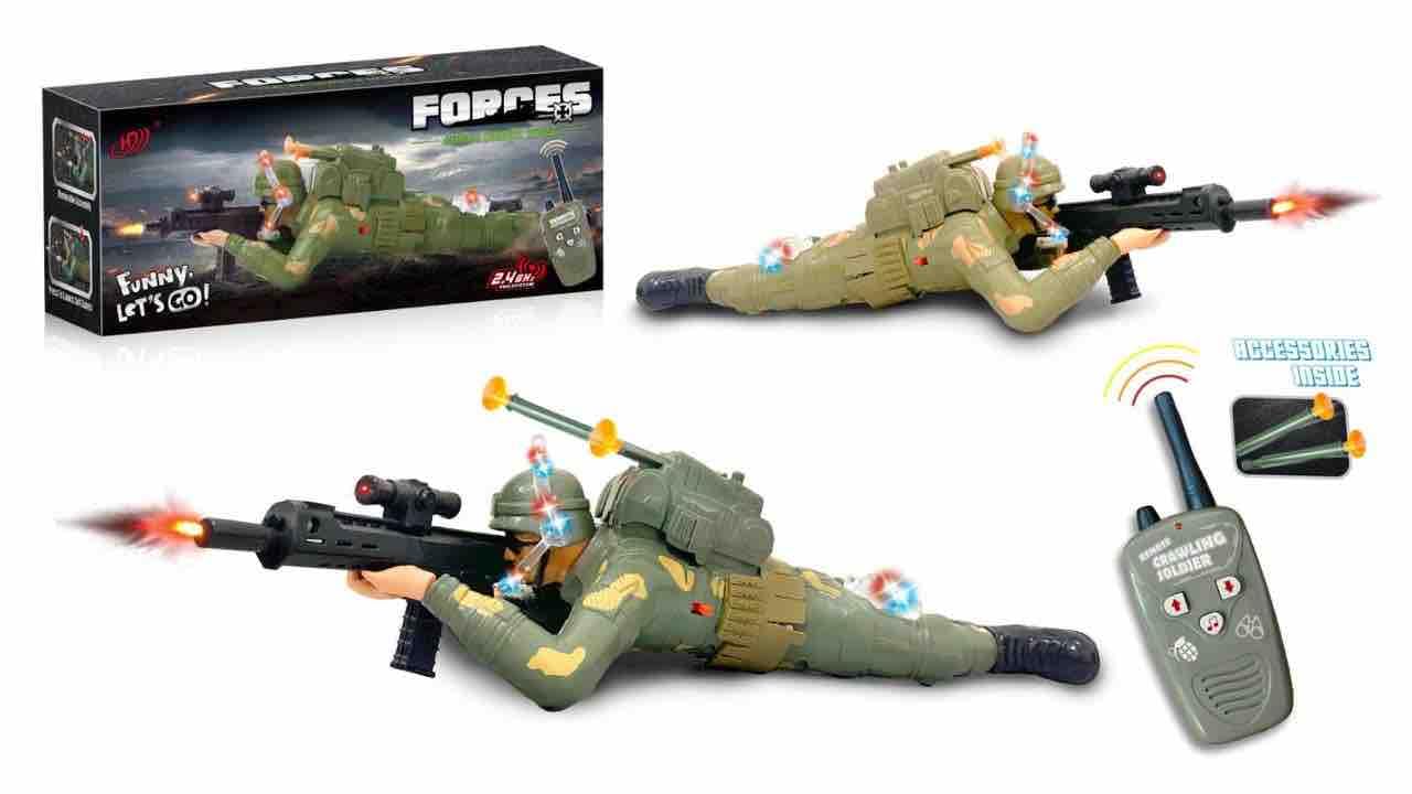 RC Crawling Soldier Toy – Action-Packed Fun for Kids