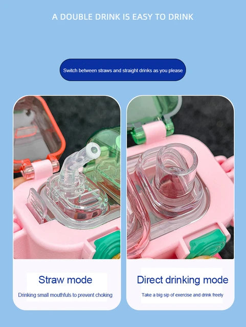 Rock High Quality Two Way Water Bottle | Sipper (Without Partition)
