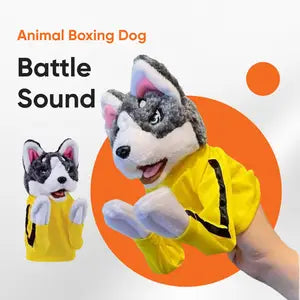 Husky Dog KungFo Puppet Toy With Sound