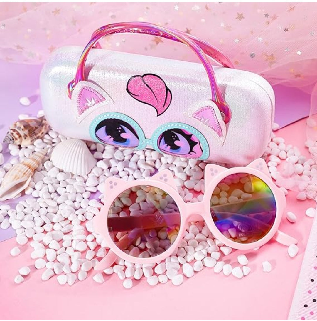 Kids UV Protected Sunglasses With Case
