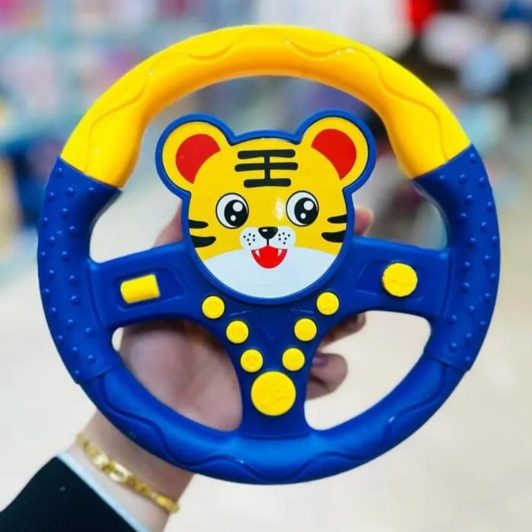 Electric Simulation Car Steering Toy For Kids