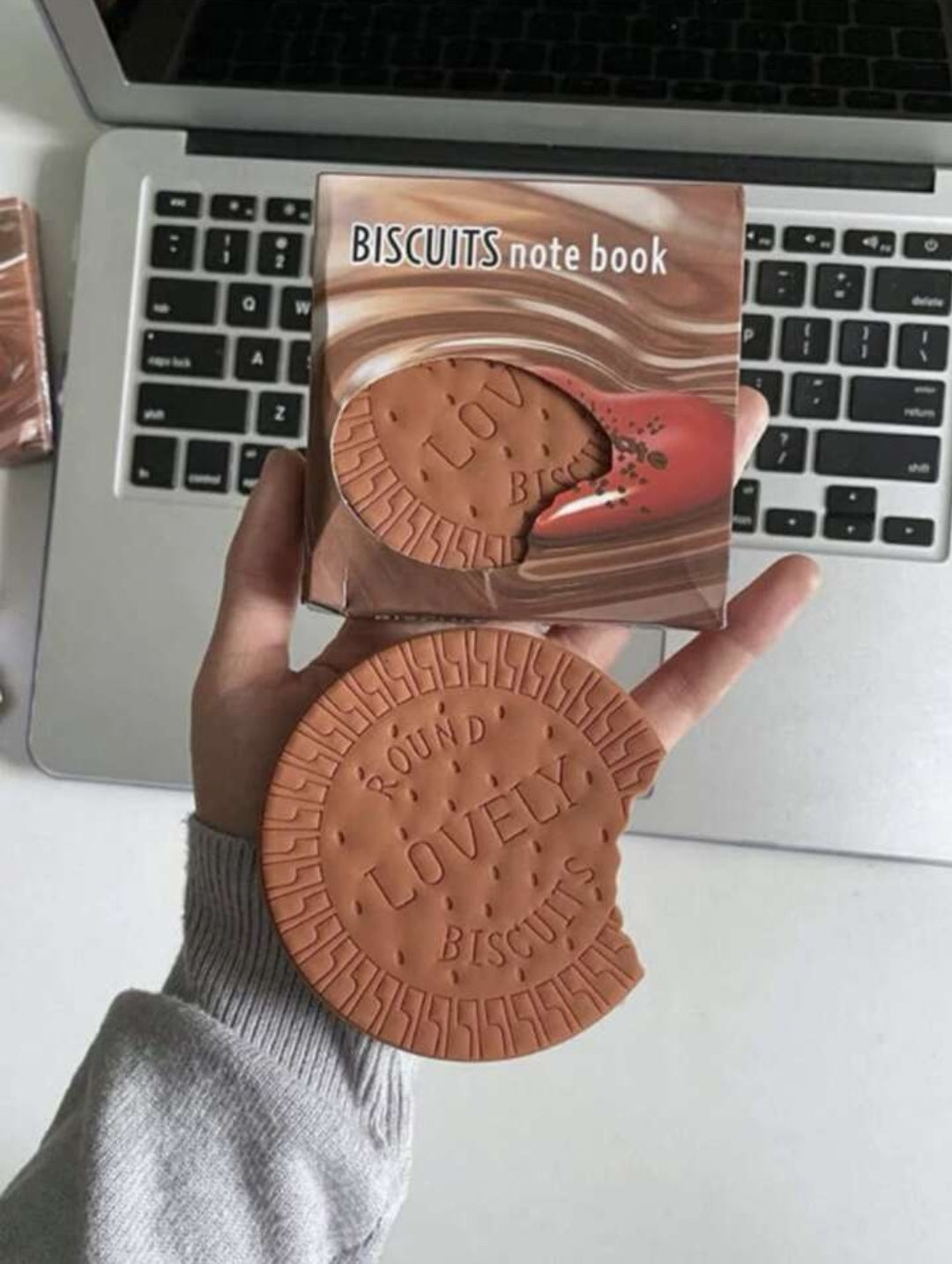 Scented Chocolate Biscuit Notepad