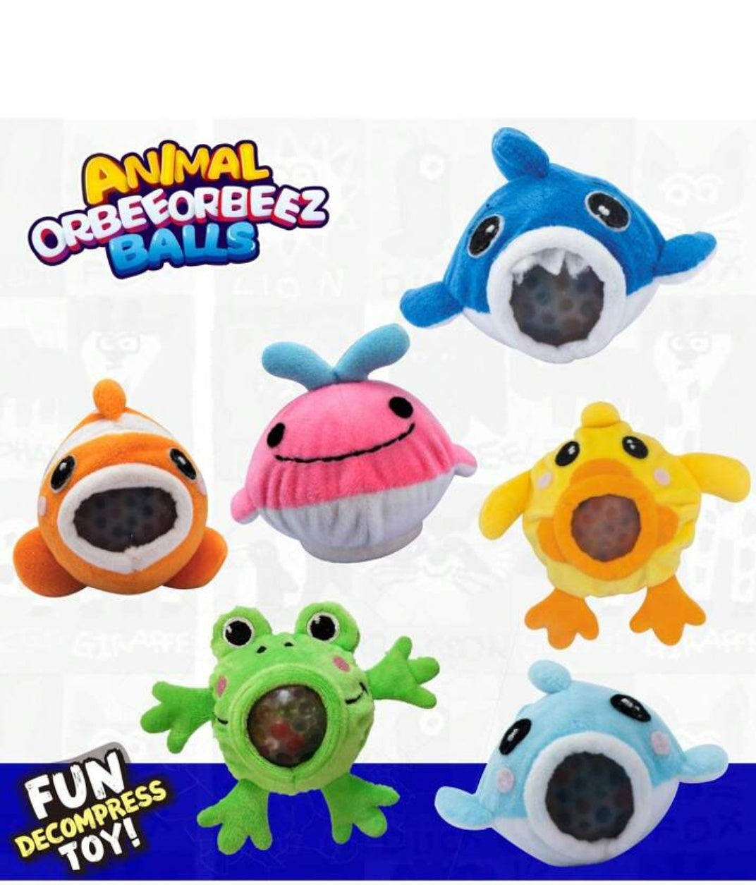 Plush Orbeez Decompress Toy