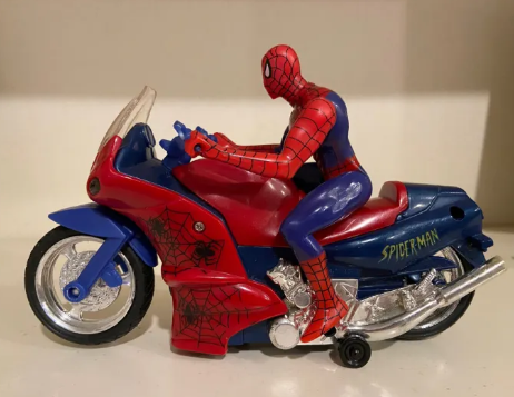 Spiderman Bike With Music and Flashing Lights