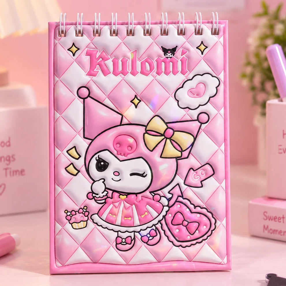 Kuromi Sticker Book and Notepad