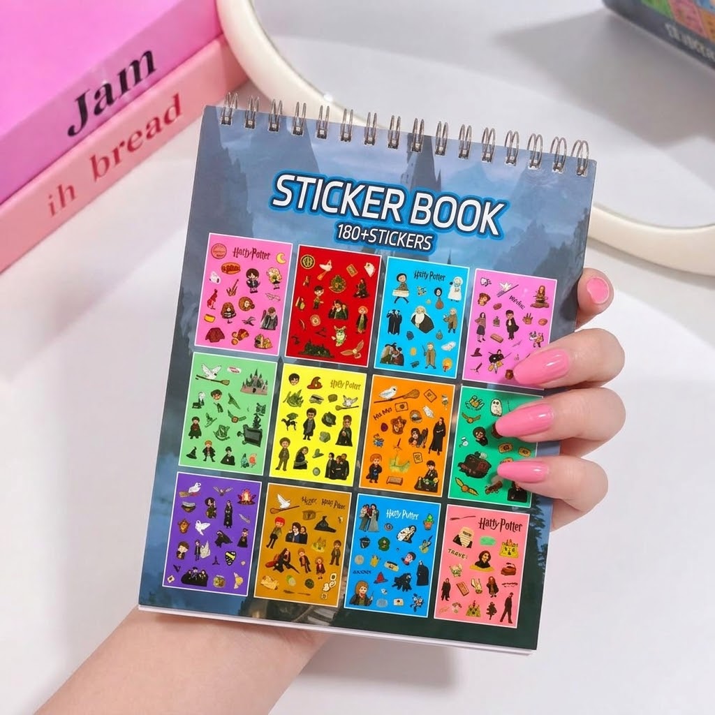 Harry Potter 180 + Stickers Book| 12 Sheets
