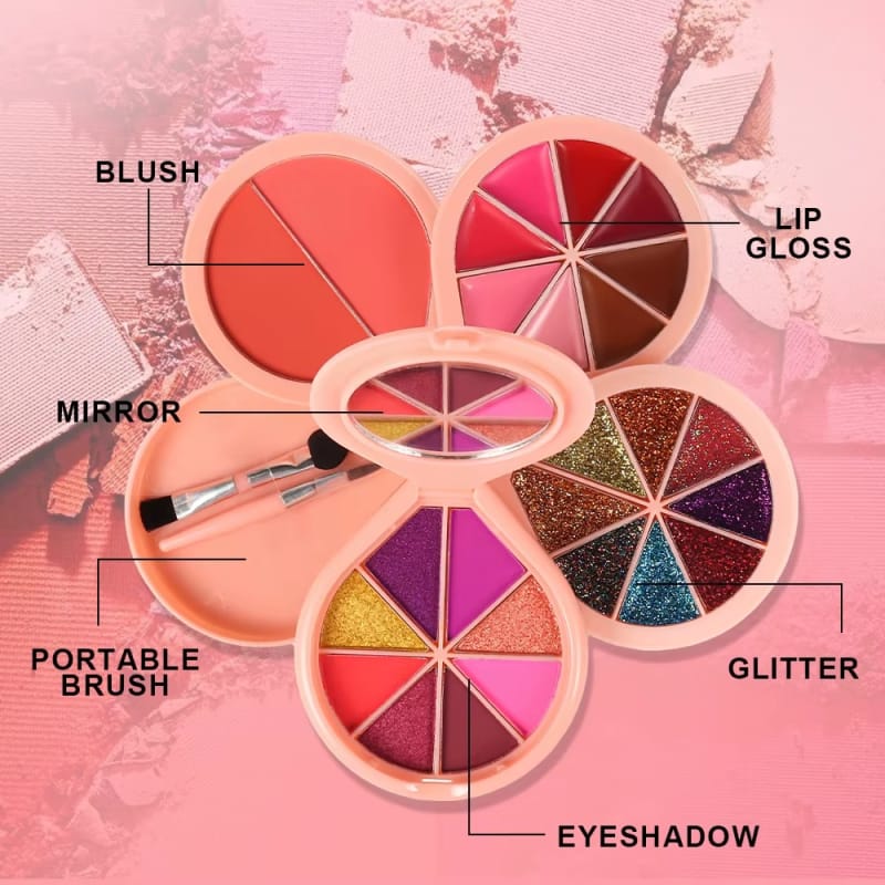 Strawberry All In One Compact Travel Makeup Kit