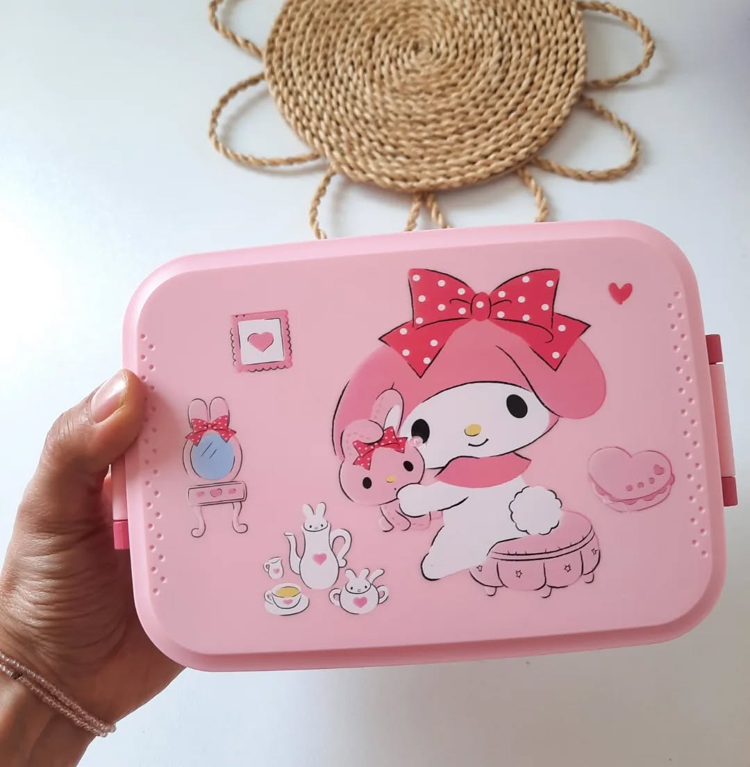 Sanrio Stainless Steel Double Partition Lunch Box