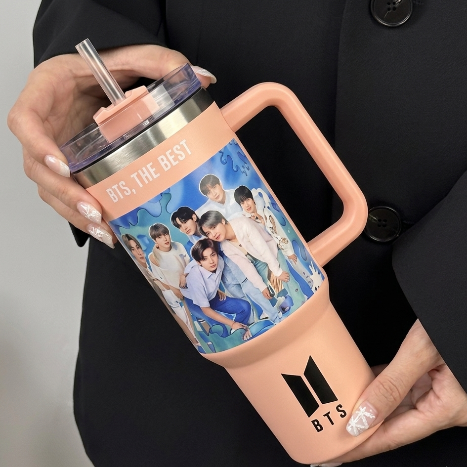 BTS Stainless Steel Hot N Cool Tumbler | 1200 Ml ( 40 Oz )