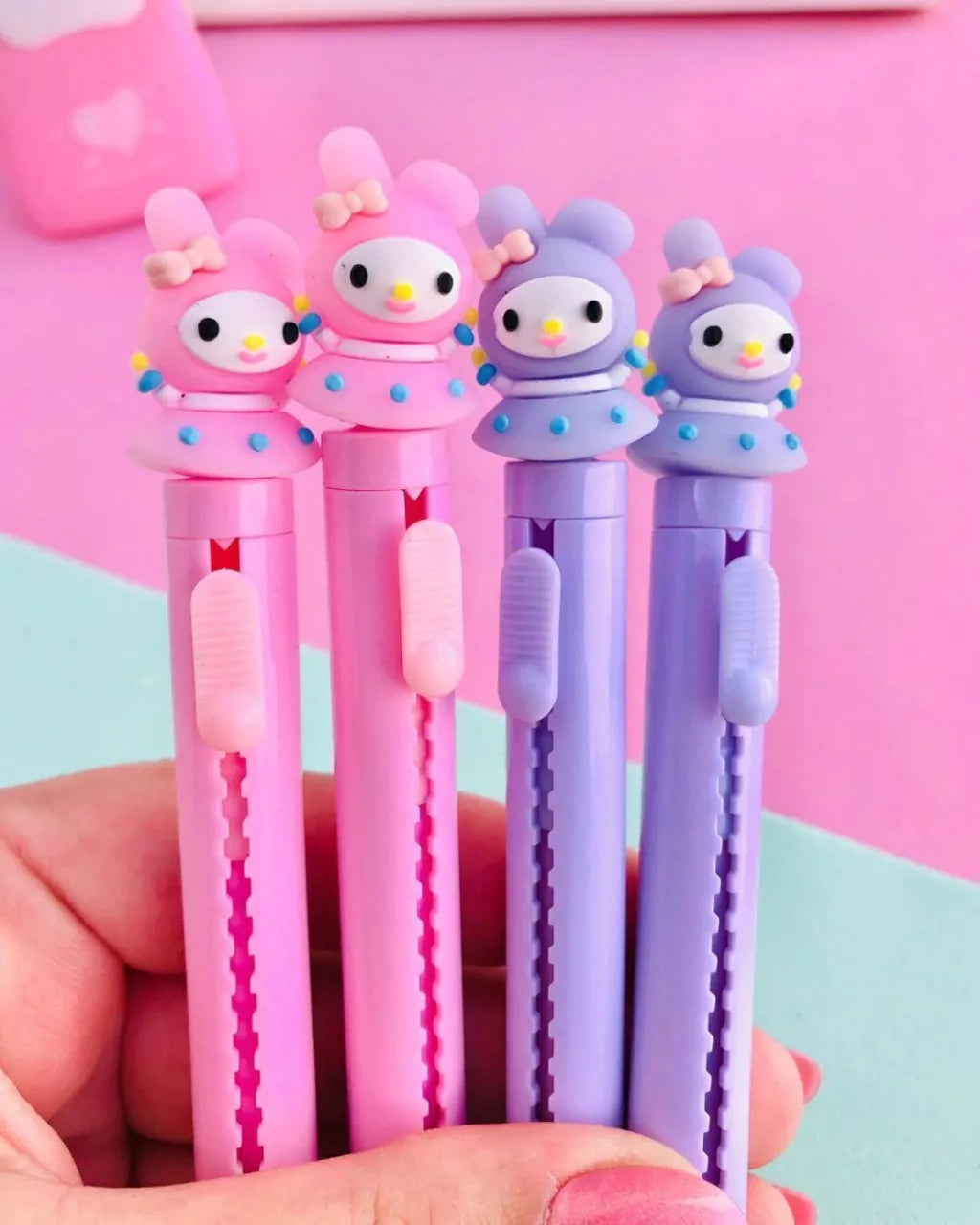 My Melody Push Pull Pencil Eraser