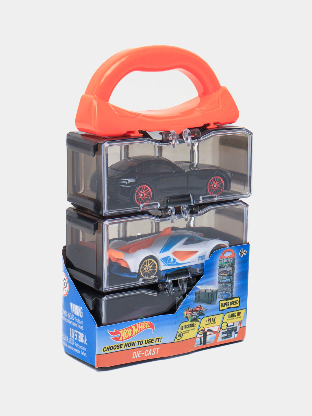 Hot Wheels 3 Cars Set With Storage Box