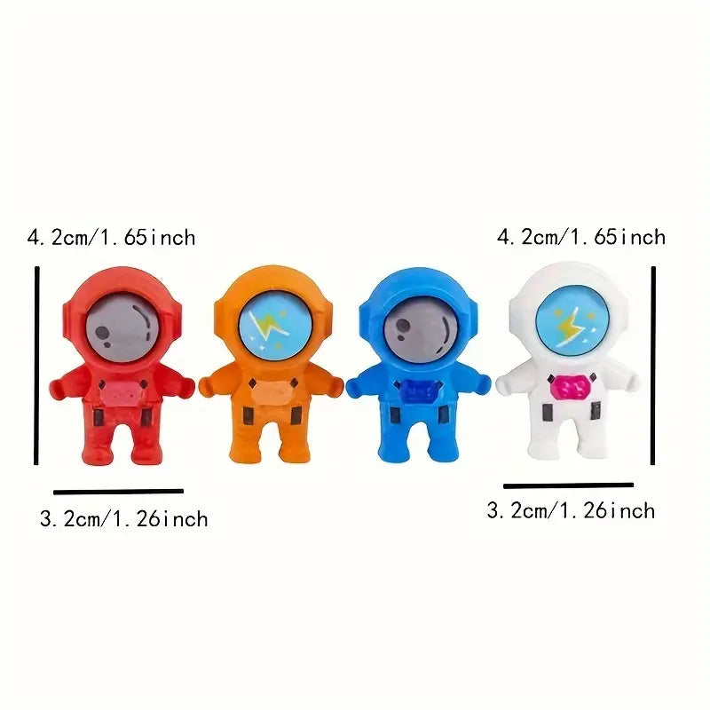 Spaceship Colorful Erasers