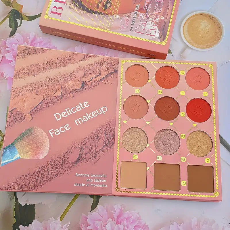 Igoodco Beauty Face And Eyeshadow Three Layer Makeup Book Pallette