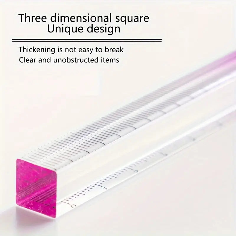Acrylic Crystal Ruler | Scale