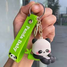 Cute Silicon Panda Keychain | Bag Hanging