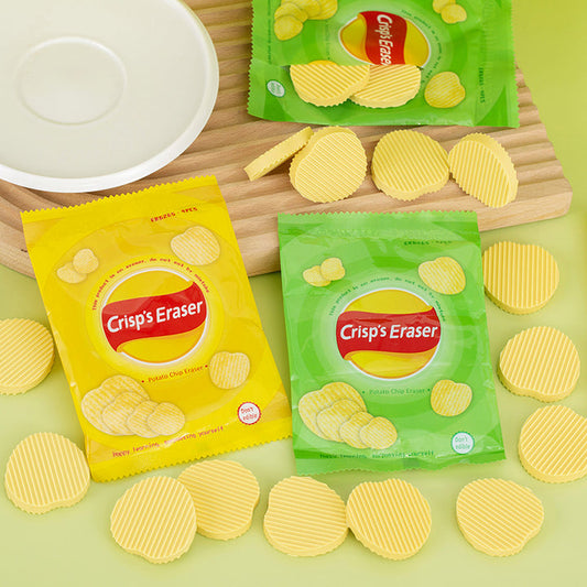 Potato Chips Pencil Erasers
