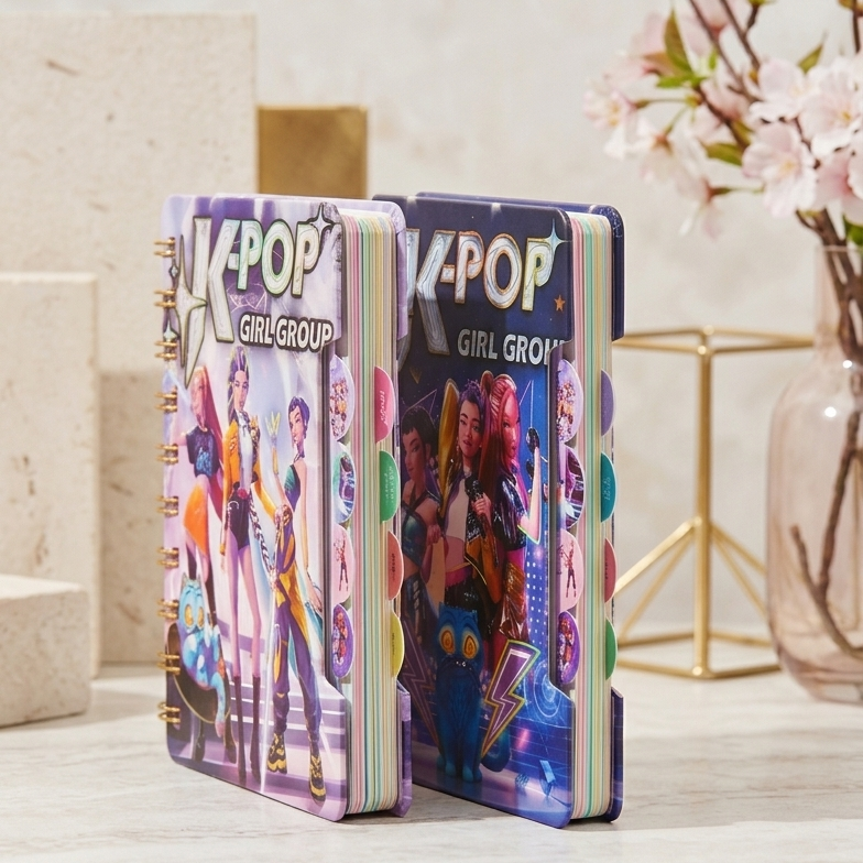 K-Pop Girl Group Mini Spiral Notebook