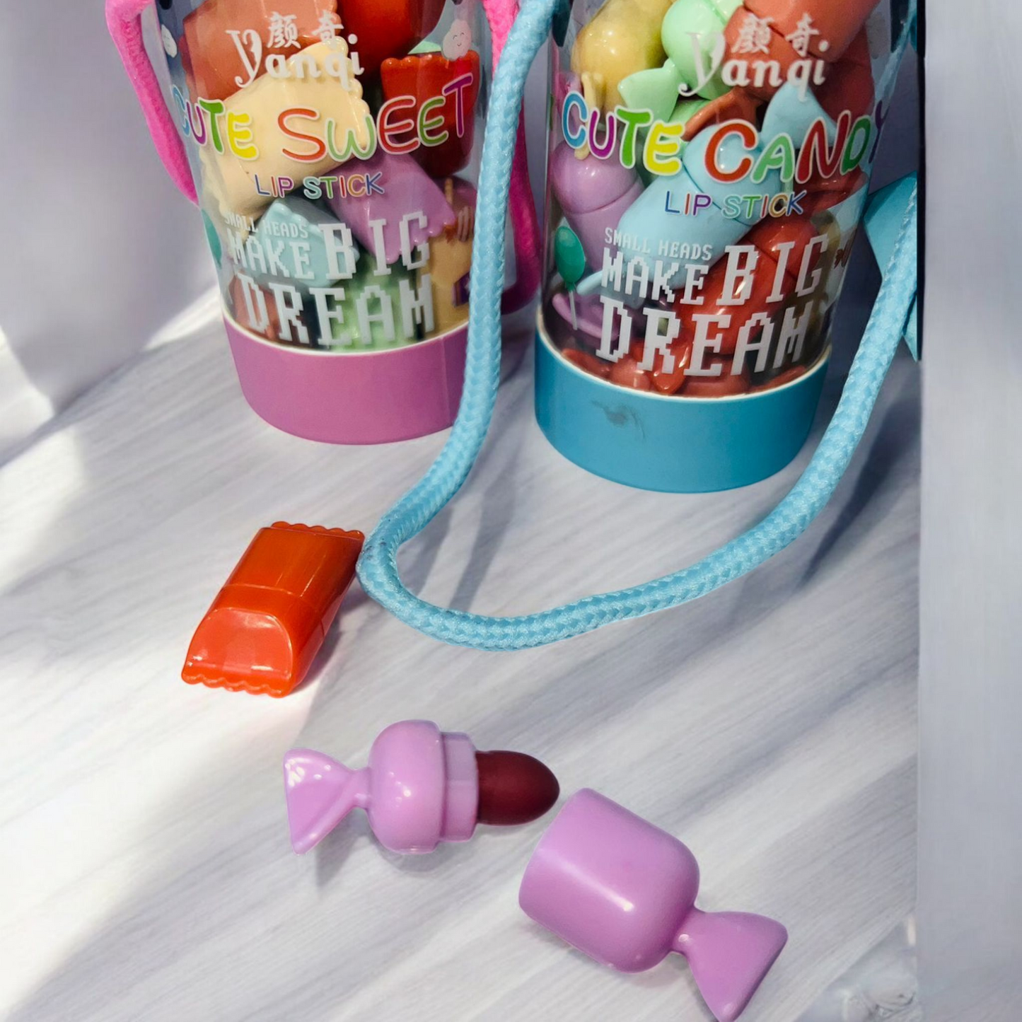 Cute Candy Lipstick Set – Fun, Sweet & Stylish