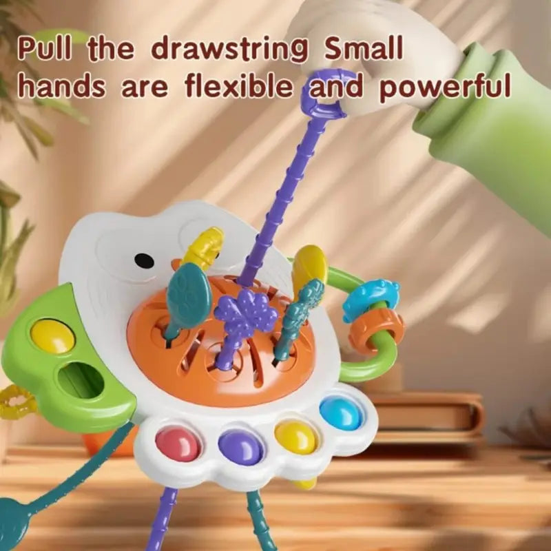 Pull String Sensory Activity Toy For Kids