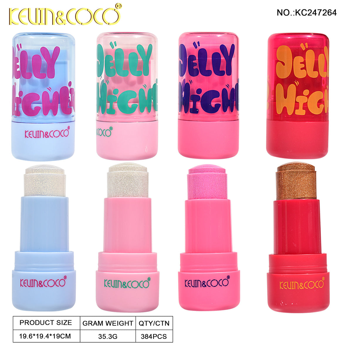 Kevin & Coco Jelly Highlighter Stick