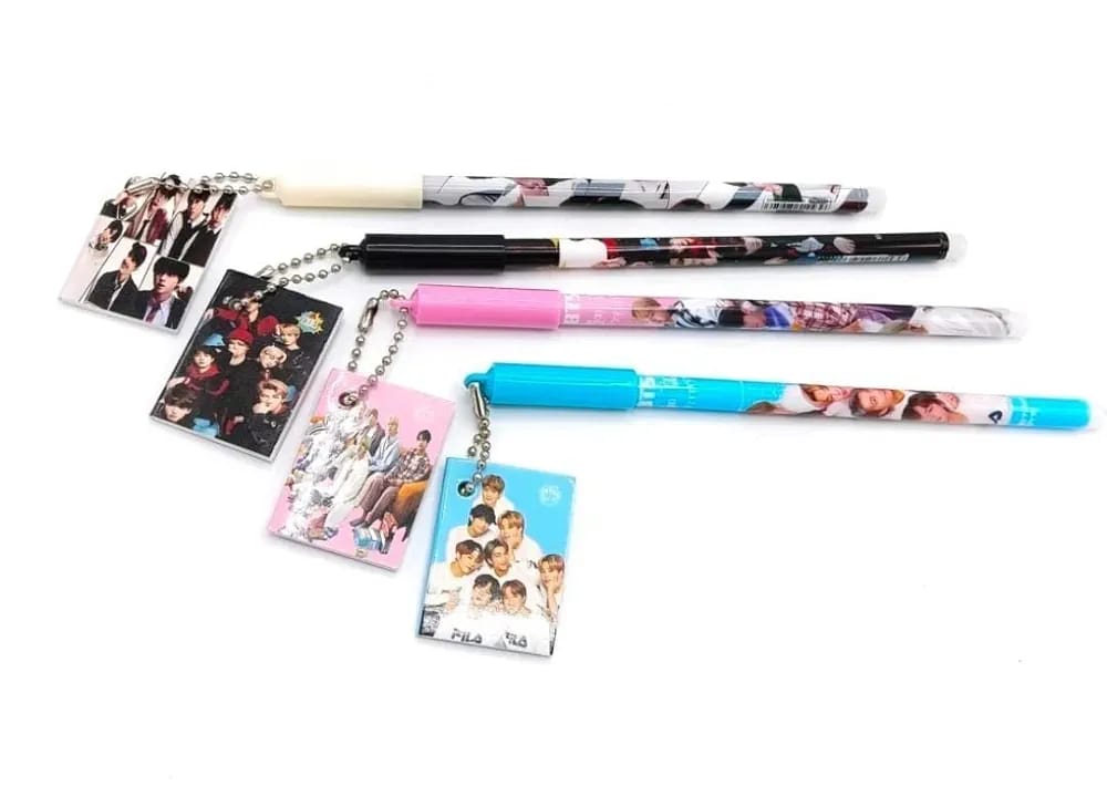 Cartoon Character Erasable Pen With Notebook