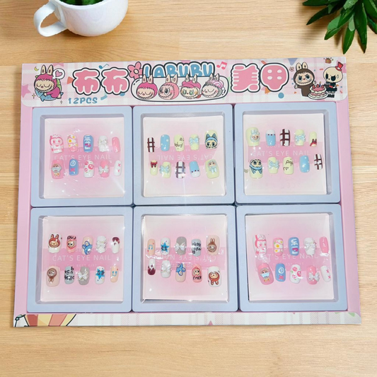 Labubu 3D Nails For Kids