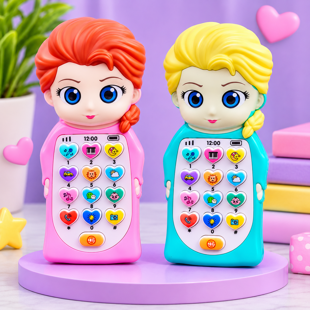 Frozen Elsa Kids Musical Toy Phone