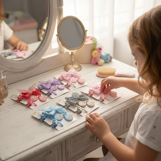 Labubu Hair Clips Set