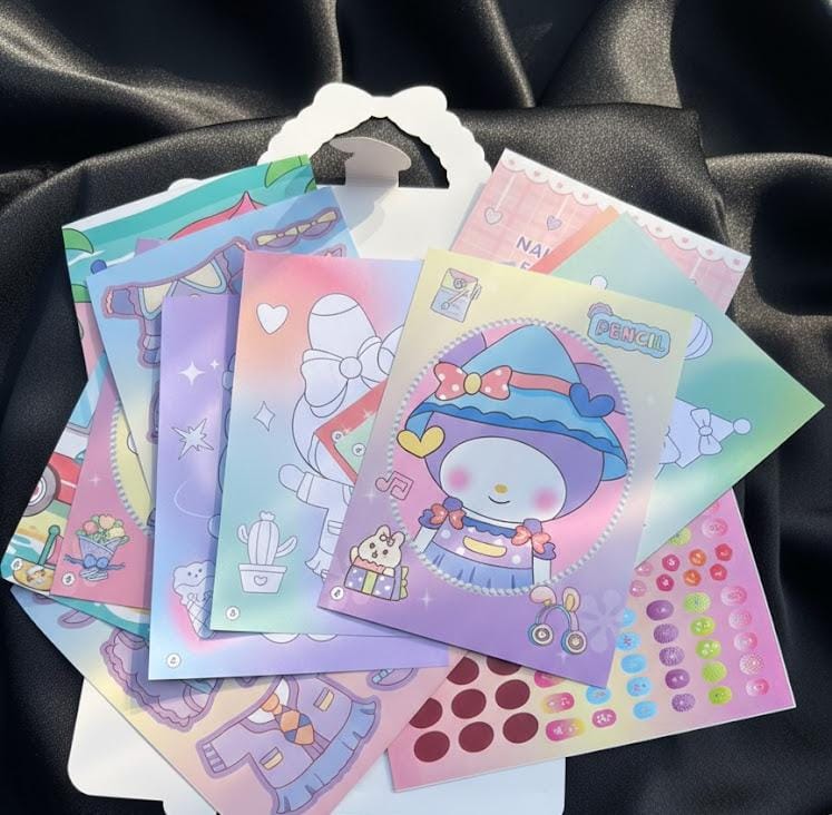 Kuromi Fashion & Nail Art Sticker Activity Book